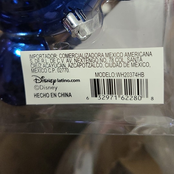 Disney Mickey Mouse Christmas Tree Ornaments Set Of 4pz - Picture 5 of 5